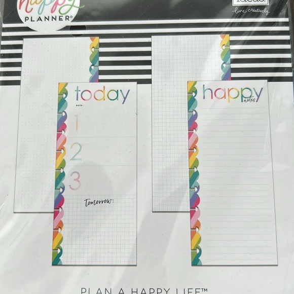 ME & MY BIG IDEAS Happy Planner Note Paper Bundle, Skinny Planner Sheets Design - Picture 4 of 5